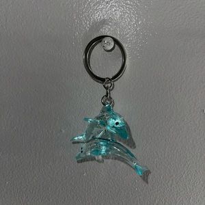 Blue Dolphin Keychain